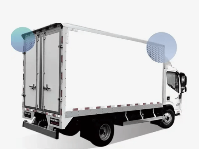 Lightweight CFRT panels for dry van body construction