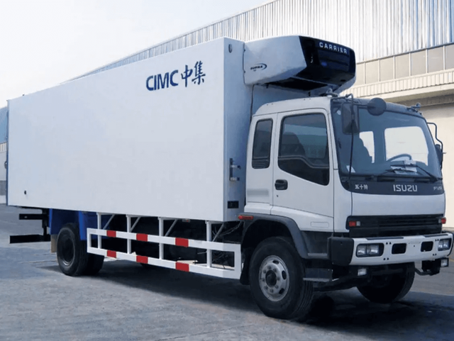 CFRT composite skin for refrigerated transportation truck bodies
